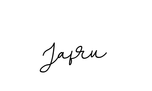 Design your own signature with our free online signature maker. With this signature software, you can create a handwritten (BallpointsItalic-DORy9) signature for name Jafru. Jafru signature style 11 images and pictures png