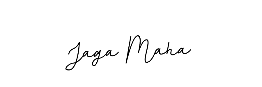 Design your own signature with our free online signature maker. With this signature software, you can create a handwritten (BallpointsItalic-DORy9) signature for name Jaga Maha. Jaga Maha signature style 11 images and pictures png