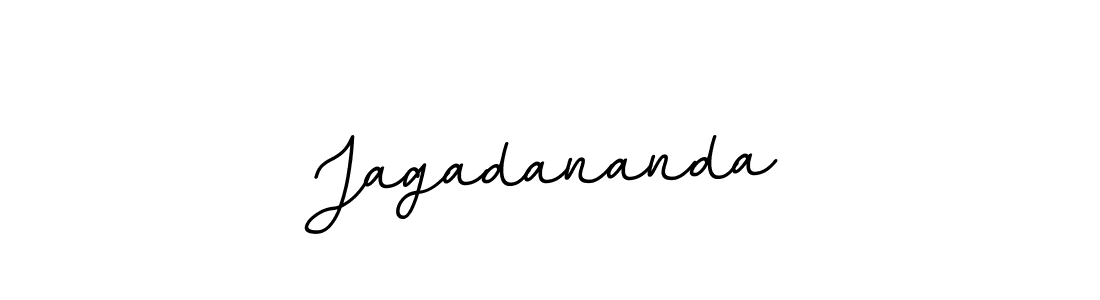 Use a signature maker to create a handwritten signature online. With this signature software, you can design (BallpointsItalic-DORy9) your own signature for name Jagadananda. Jagadananda signature style 11 images and pictures png