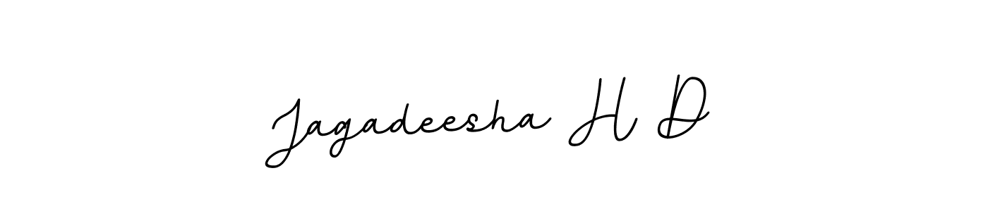 BallpointsItalic-DORy9 is a professional signature style that is perfect for those who want to add a touch of class to their signature. It is also a great choice for those who want to make their signature more unique. Get Jagadeesha H D name to fancy signature for free. Jagadeesha H D signature style 11 images and pictures png