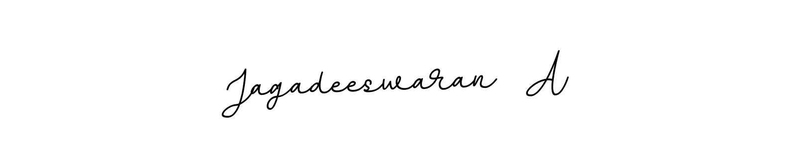 Use a signature maker to create a handwritten signature online. With this signature software, you can design (BallpointsItalic-DORy9) your own signature for name Jagadeeswaran  A. Jagadeeswaran  A signature style 11 images and pictures png