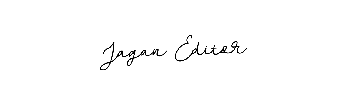 How to make Jagan Editor name signature. Use BallpointsItalic-DORy9 style for creating short signs online. This is the latest handwritten sign. Jagan Editor signature style 11 images and pictures png