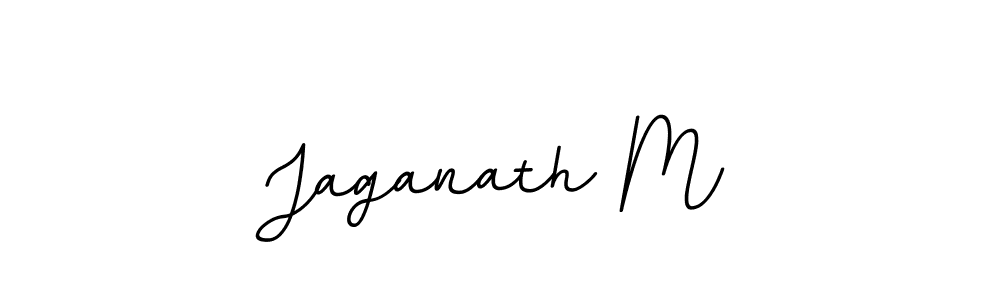 Make a beautiful signature design for name Jaganath M. With this signature (BallpointsItalic-DORy9) style, you can create a handwritten signature for free. Jaganath M signature style 11 images and pictures png