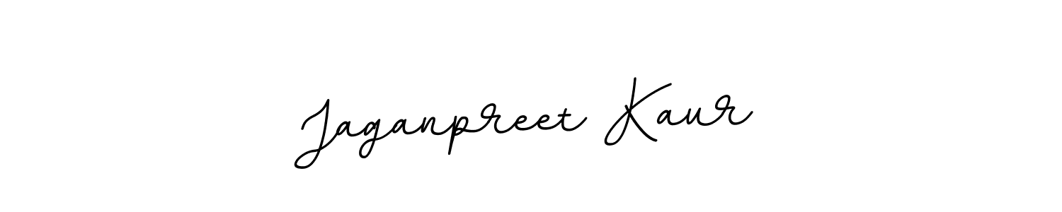 Create a beautiful signature design for name Jaganpreet Kaur. With this signature (BallpointsItalic-DORy9) fonts, you can make a handwritten signature for free. Jaganpreet Kaur signature style 11 images and pictures png