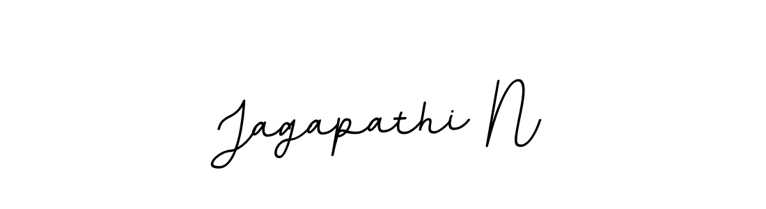 Also we have Jagapathi N name is the best signature style. Create professional handwritten signature collection using BallpointsItalic-DORy9 autograph style. Jagapathi N signature style 11 images and pictures png