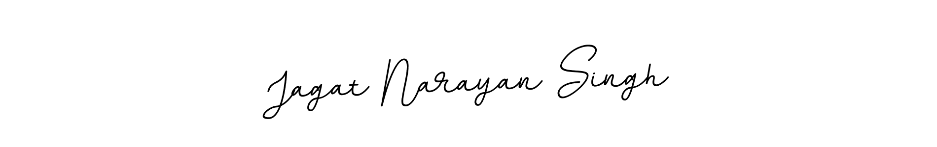 How to make Jagat Narayan Singh name signature. Use BallpointsItalic-DORy9 style for creating short signs online. This is the latest handwritten sign. Jagat Narayan Singh signature style 11 images and pictures png