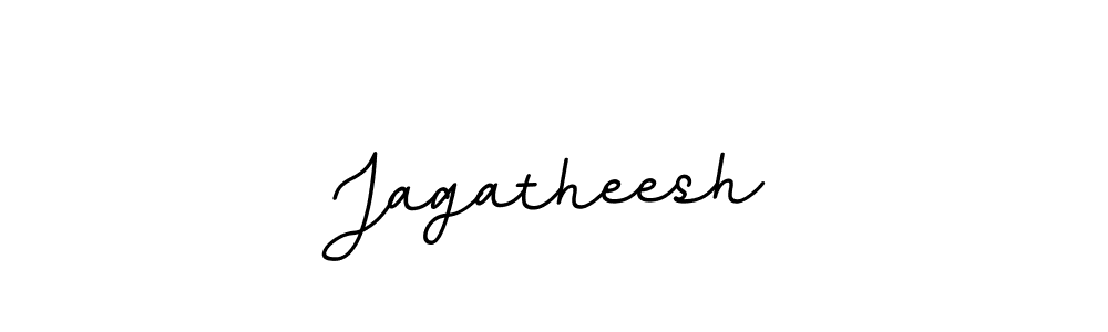 Make a beautiful signature design for name Jagatheesh. With this signature (BallpointsItalic-DORy9) style, you can create a handwritten signature for free. Jagatheesh signature style 11 images and pictures png