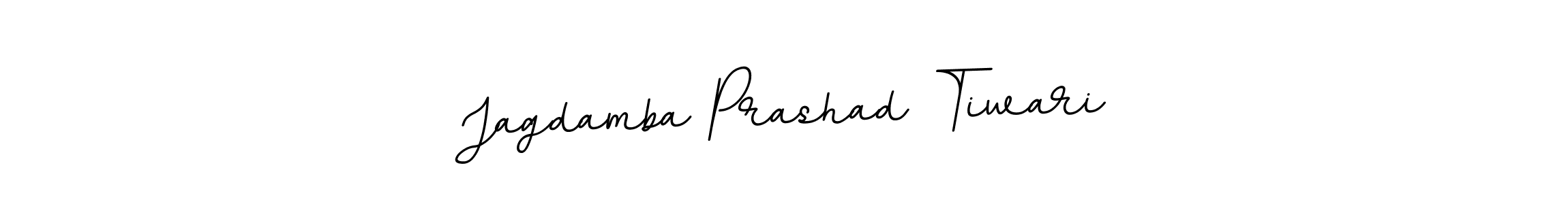 How to make Jagdamba Prashad Tiwari name signature. Use BallpointsItalic-DORy9 style for creating short signs online. This is the latest handwritten sign. Jagdamba Prashad Tiwari signature style 11 images and pictures png
