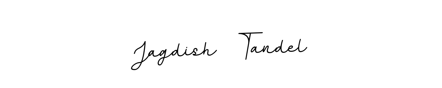 Make a beautiful signature design for name Jagdish  Tandel. With this signature (BallpointsItalic-DORy9) style, you can create a handwritten signature for free. Jagdish  Tandel signature style 11 images and pictures png