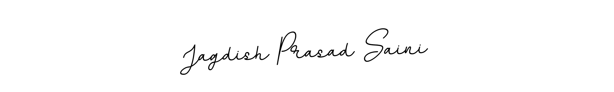 Make a beautiful signature design for name Jagdish Prasad Saini. With this signature (BallpointsItalic-DORy9) style, you can create a handwritten signature for free. Jagdish Prasad Saini signature style 11 images and pictures png