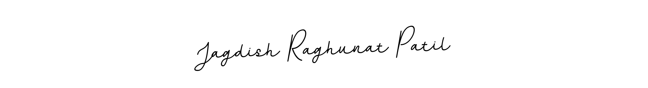 Make a beautiful signature design for name Jagdish Raghunat Patil. With this signature (BallpointsItalic-DORy9) style, you can create a handwritten signature for free. Jagdish Raghunat Patil signature style 11 images and pictures png