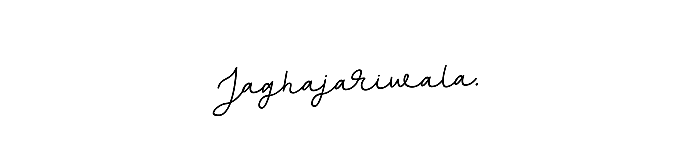 Make a beautiful signature design for name Jaghajariwala.. With this signature (BallpointsItalic-DORy9) style, you can create a handwritten signature for free. Jaghajariwala. signature style 11 images and pictures png