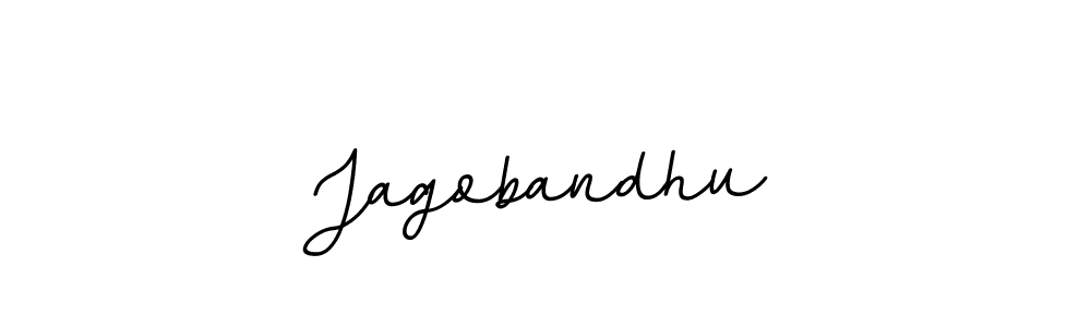 Design your own signature with our free online signature maker. With this signature software, you can create a handwritten (BallpointsItalic-DORy9) signature for name Jagobandhu. Jagobandhu signature style 11 images and pictures png