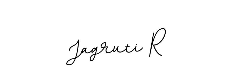 Use a signature maker to create a handwritten signature online. With this signature software, you can design (BallpointsItalic-DORy9) your own signature for name Jagruti R. Jagruti R signature style 11 images and pictures png