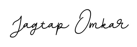 Stand out with a creative autograph for Jagtap Omkar. The BallpointsItalic-DORy9 styling blends modern aesthetics with classic signature flourishes. Jagtap Omkar signature style 11 images and pictures png
