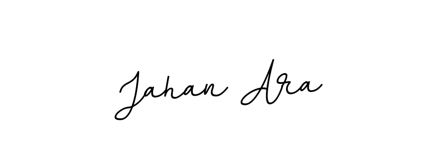 Use a signature maker to create a handwritten signature online. With this signature software, you can design (BallpointsItalic-DORy9) your own signature for name Jahan Ara. Jahan Ara signature style 11 images and pictures png