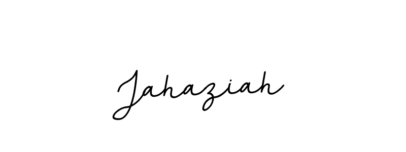 How to make Jahaziah name signature. Use BallpointsItalic-DORy9 style for creating short signs online. This is the latest handwritten sign. Jahaziah signature style 11 images and pictures png