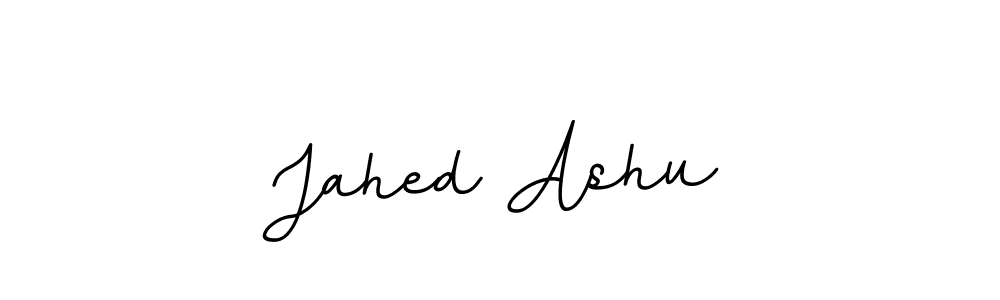 Create a beautiful signature design for name Jahed Ashu. With this signature (BallpointsItalic-DORy9) fonts, you can make a handwritten signature for free. Jahed Ashu signature style 11 images and pictures png
