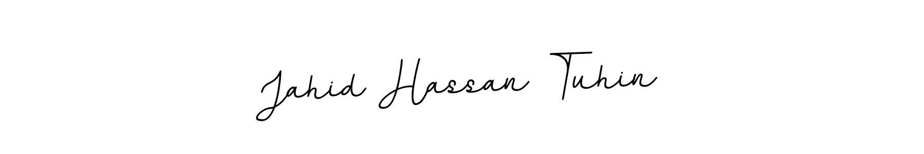 The best way (BallpointsItalic-DORy9) to make a short signature is to pick only two or three words in your name. The name Jahid Hassan Tuhin include a total of six letters. For converting this name. Jahid Hassan Tuhin signature style 11 images and pictures png