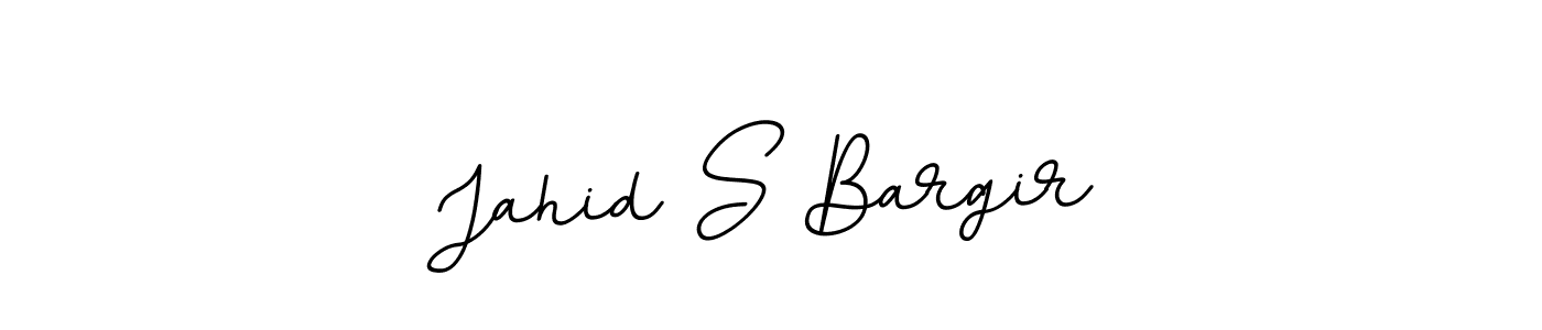 Use a signature maker to create a handwritten signature online. With this signature software, you can design (BallpointsItalic-DORy9) your own signature for name Jahid S Bargir. Jahid S Bargir signature style 11 images and pictures png