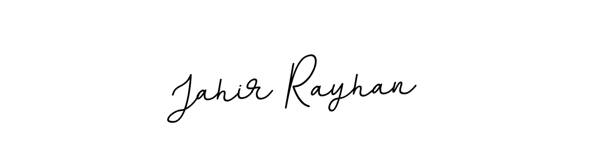 Use a signature maker to create a handwritten signature online. With this signature software, you can design (BallpointsItalic-DORy9) your own signature for name Jahir Rayhan. Jahir Rayhan signature style 11 images and pictures png