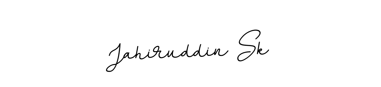 Make a beautiful signature design for name Jahiruddin Sk. With this signature (BallpointsItalic-DORy9) style, you can create a handwritten signature for free. Jahiruddin Sk signature style 11 images and pictures png