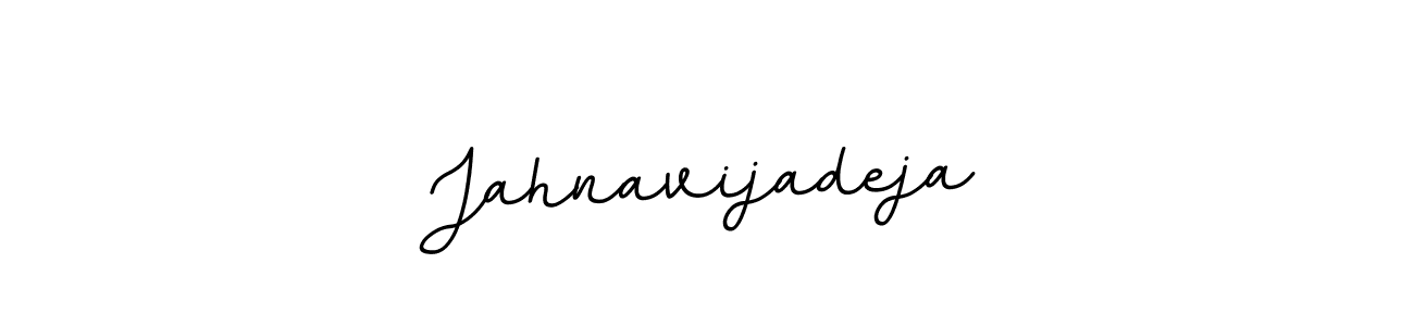 You should practise on your own different ways (BallpointsItalic-DORy9) to write your name (Jahnavijadeja) in signature. don't let someone else do it for you. Jahnavijadeja signature style 11 images and pictures png