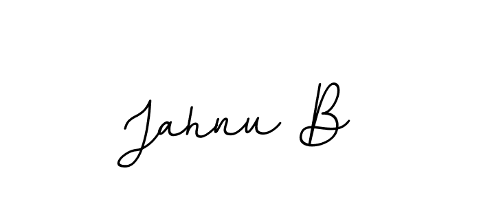 Create a beautiful signature design for name Jahnu B. With this signature (BallpointsItalic-DORy9) fonts, you can make a handwritten signature for free. Jahnu B signature style 11 images and pictures png