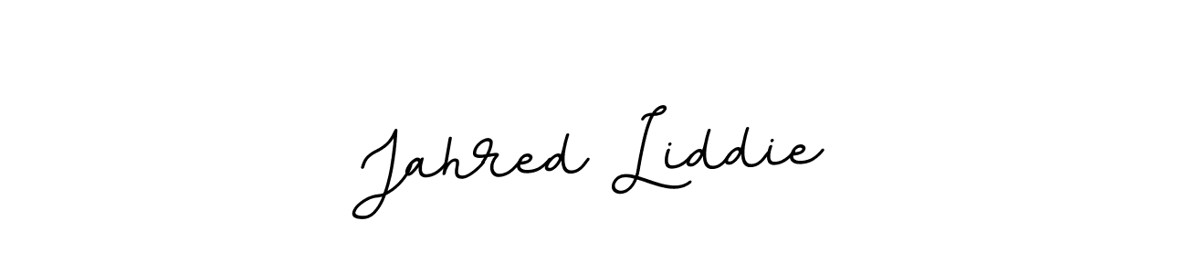 Design your own signature with our free online signature maker. With this signature software, you can create a handwritten (BallpointsItalic-DORy9) signature for name Jahred Liddie. Jahred Liddie signature style 11 images and pictures png