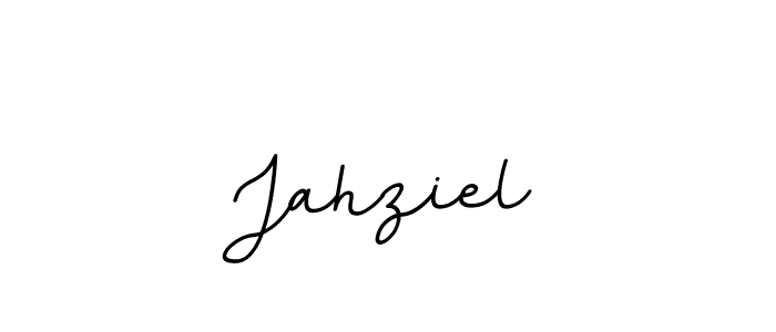 Create a beautiful signature design for name Jahziel. With this signature (BallpointsItalic-DORy9) fonts, you can make a handwritten signature for free. Jahziel signature style 11 images and pictures png