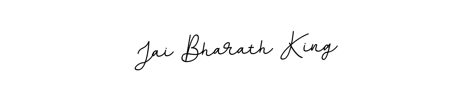 Make a beautiful signature design for name Jai Bharath King. With this signature (BallpointsItalic-DORy9) style, you can create a handwritten signature for free. Jai Bharath King signature style 11 images and pictures png