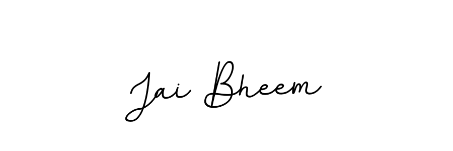 Create a beautiful signature design for name Jai Bheem. With this signature (BallpointsItalic-DORy9) fonts, you can make a handwritten signature for free. Jai Bheem signature style 11 images and pictures png