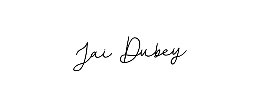 Make a beautiful signature design for name Jai Dubey. With this signature (BallpointsItalic-DORy9) style, you can create a handwritten signature for free. Jai Dubey signature style 11 images and pictures png