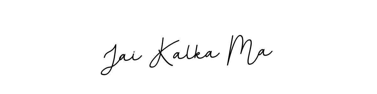 You should practise on your own different ways (BallpointsItalic-DORy9) to write your name (Jai Kalka Ma) in signature. don't let someone else do it for you. Jai Kalka Ma signature style 11 images and pictures png