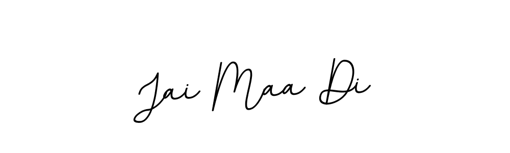 Use a signature maker to create a handwritten signature online. With this signature software, you can design (BallpointsItalic-DORy9) your own signature for name Jai Maa Di. Jai Maa Di signature style 11 images and pictures png