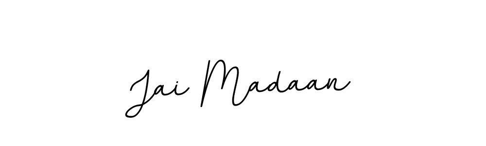 Create a beautiful signature design for name Jai Madaan. With this signature (BallpointsItalic-DORy9) fonts, you can make a handwritten signature for free. Jai Madaan signature style 11 images and pictures png