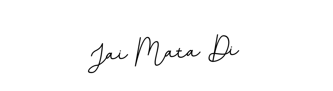 Make a beautiful signature design for name Jai Mata Di. With this signature (BallpointsItalic-DORy9) style, you can create a handwritten signature for free. Jai Mata Di signature style 11 images and pictures png