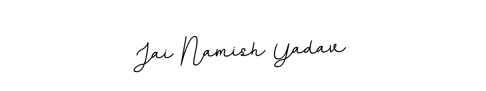 Jai Namish Yadav stylish signature style. Best Handwritten Sign (BallpointsItalic-DORy9) for my name. Handwritten Signature Collection Ideas for my name Jai Namish Yadav. Jai Namish Yadav signature style 11 images and pictures png