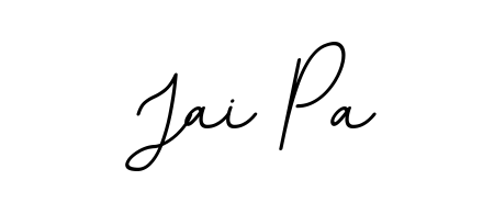 Similarly BallpointsItalic-DORy9 is the best handwritten signature design. Signature creator online. You can use it as an online autograph creator for name Jai Pa. Jai Pa signature style 11 images and pictures png