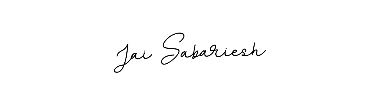 This is the best signature style for the Jai Sabariesh name. Also you like these signature font (BallpointsItalic-DORy9). Mix name signature. Jai Sabariesh signature style 11 images and pictures png