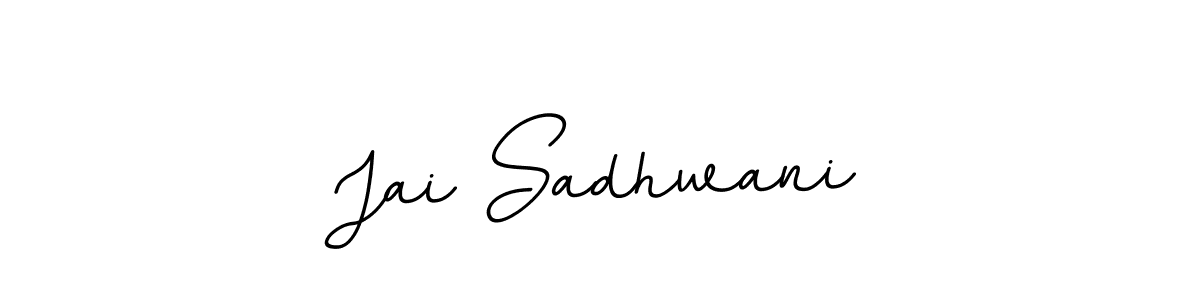 if you are searching for the best signature style for your name Jai Sadhwani. so please give up your signature search. here we have designed multiple signature styles  using BallpointsItalic-DORy9. Jai Sadhwani signature style 11 images and pictures png