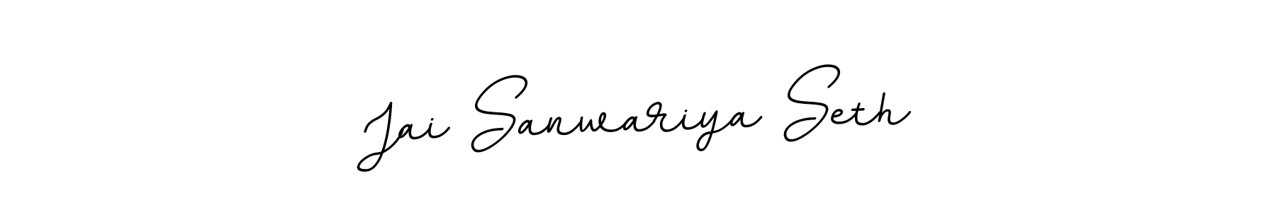 Make a beautiful signature design for name Jai Sanwariya Seth. Use this online signature maker to create a handwritten signature for free. Jai Sanwariya Seth signature style 11 images and pictures png