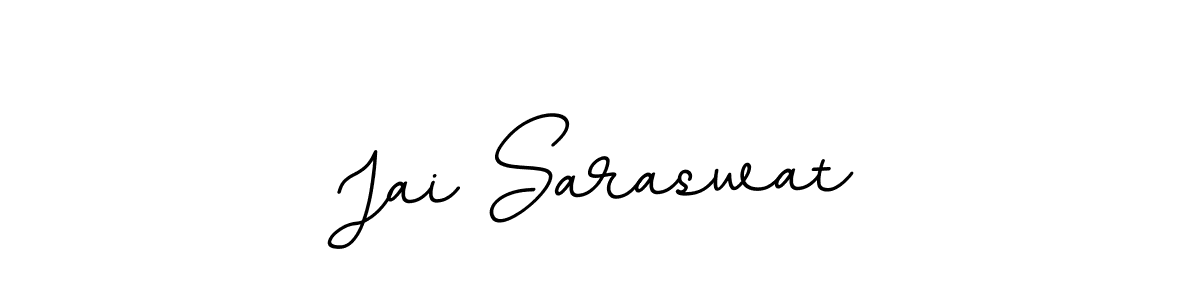 Jai Saraswat stylish signature style. Best Handwritten Sign (BallpointsItalic-DORy9) for my name. Handwritten Signature Collection Ideas for my name Jai Saraswat. Jai Saraswat signature style 11 images and pictures png