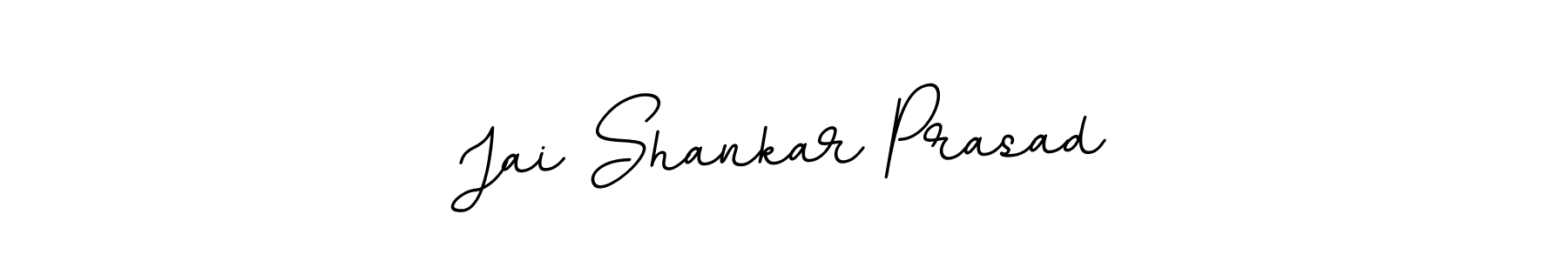 This is the best signature style for the Jai Shankar Prasad name. Also you like these signature font (BallpointsItalic-DORy9). Mix name signature. Jai Shankar Prasad signature style 11 images and pictures png
