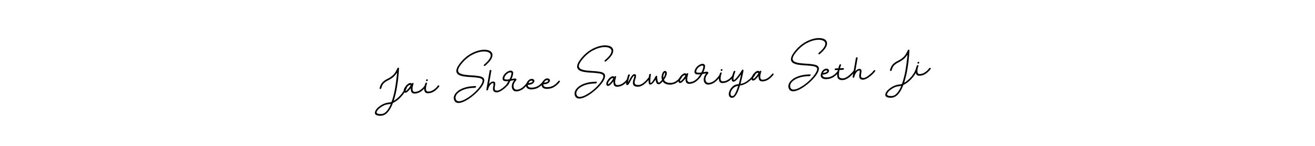 Make a beautiful signature design for name Jai Shree Sanwariya Seth Ji. Use this online signature maker to create a handwritten signature for free. Jai Shree Sanwariya Seth Ji signature style 11 images and pictures png