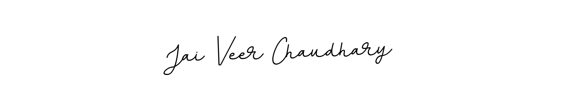 How to make Jai Veer Chaudhary name signature. Use BallpointsItalic-DORy9 style for creating short signs online. This is the latest handwritten sign. Jai Veer Chaudhary signature style 11 images and pictures png