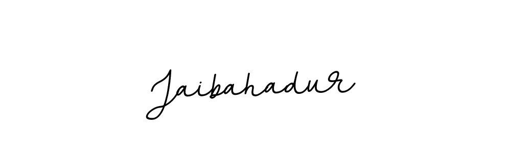 You should practise on your own different ways (BallpointsItalic-DORy9) to write your name (Jaibahadur) in signature. don't let someone else do it for you. Jaibahadur signature style 11 images and pictures png