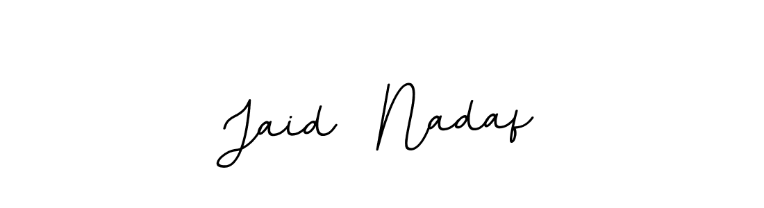 BallpointsItalic-DORy9 is a professional signature style that is perfect for those who want to add a touch of class to their signature. It is also a great choice for those who want to make their signature more unique. Get Jaid  Nadaf name to fancy signature for free. Jaid  Nadaf signature style 11 images and pictures png