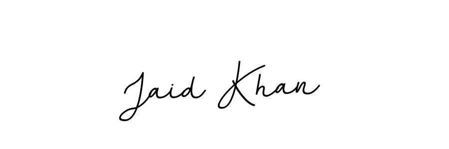 Create a beautiful signature design for name Jaid Khan. With this signature (BallpointsItalic-DORy9) fonts, you can make a handwritten signature for free. Jaid Khan signature style 11 images and pictures png