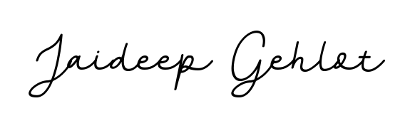 Designed for modern professionals: Jaideep Gehlot name signature crafted with BallpointsItalic-DORy9 script. Ready for digital PDF workflows. Jaideep Gehlot signature style 11 images and pictures png